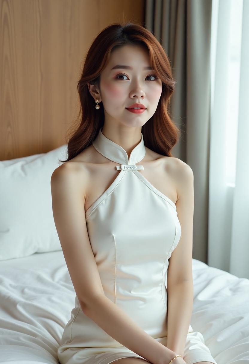 校园街角与远处的公交站